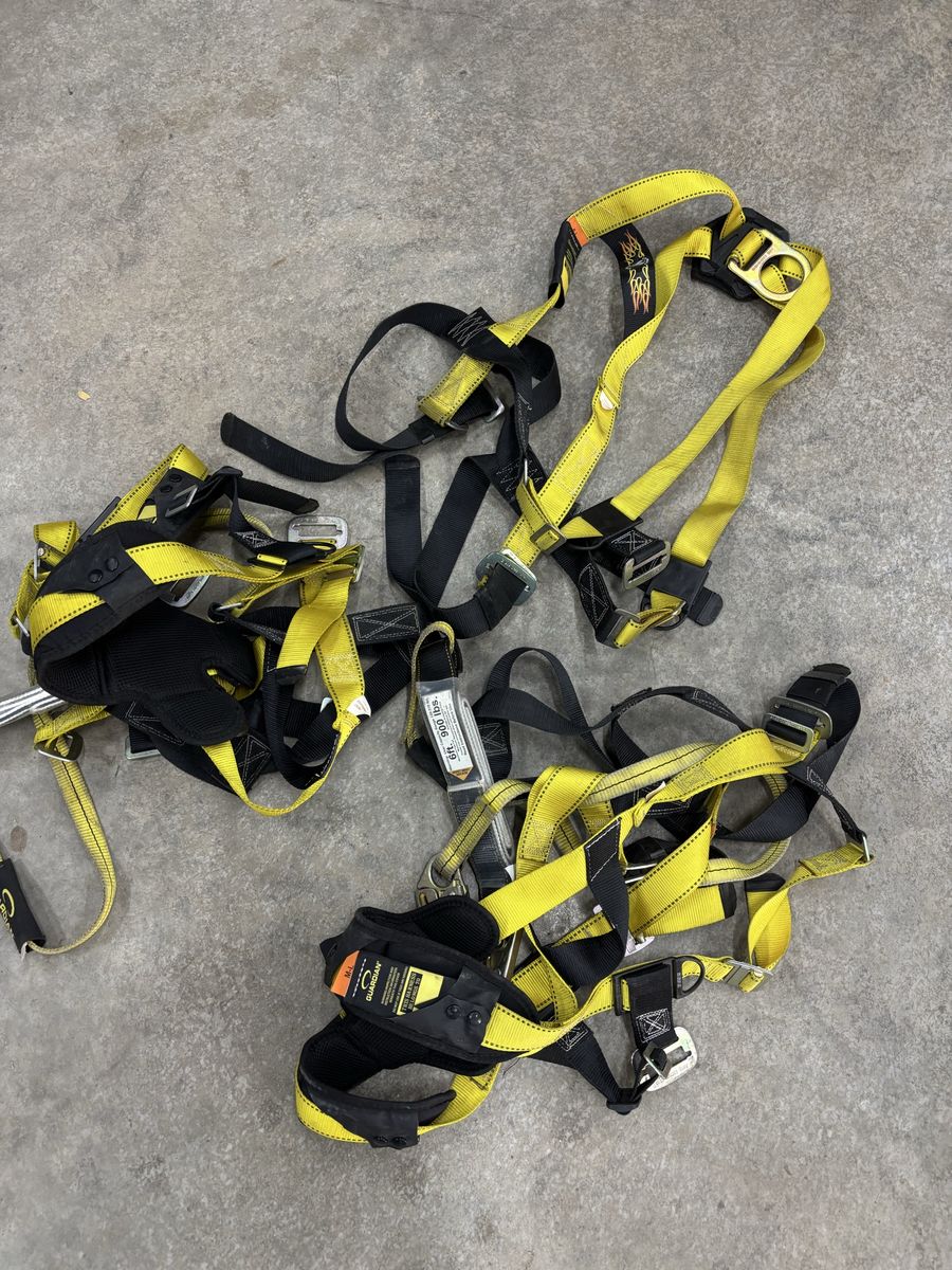 Guardian Fall Protection Harness 6ft 900 lbs Yellow/Black - M-L Size