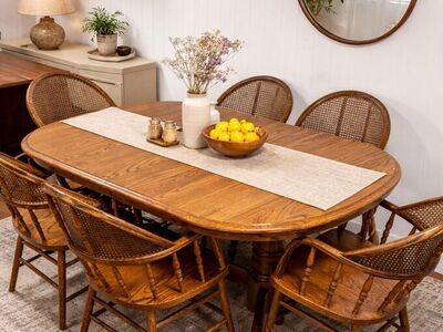 Vintage MCM Farmhouse Dining Set