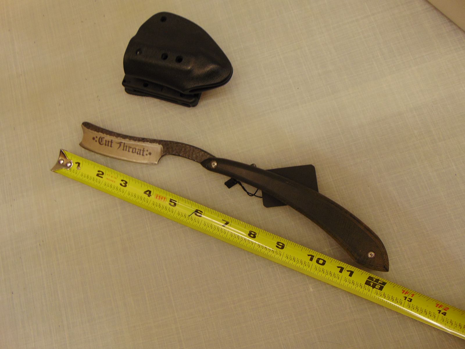 John Fitzon Original "Cutthroat" Custom Straight Razor