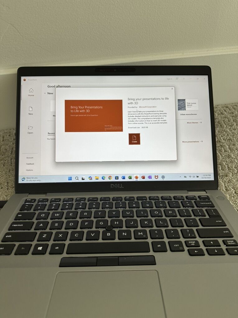 Dell Laptop i7 Core 10th 4.9 GHz 12 GB RAM 512 SSD