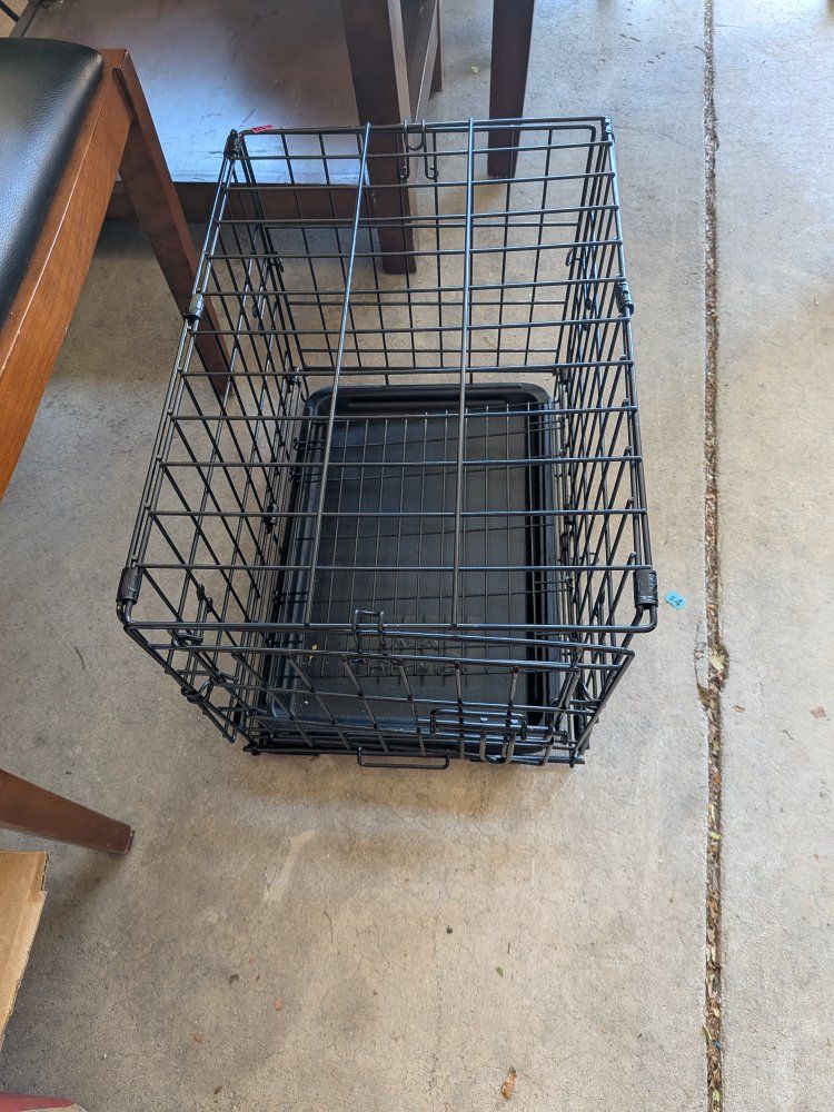 small dog metal crate