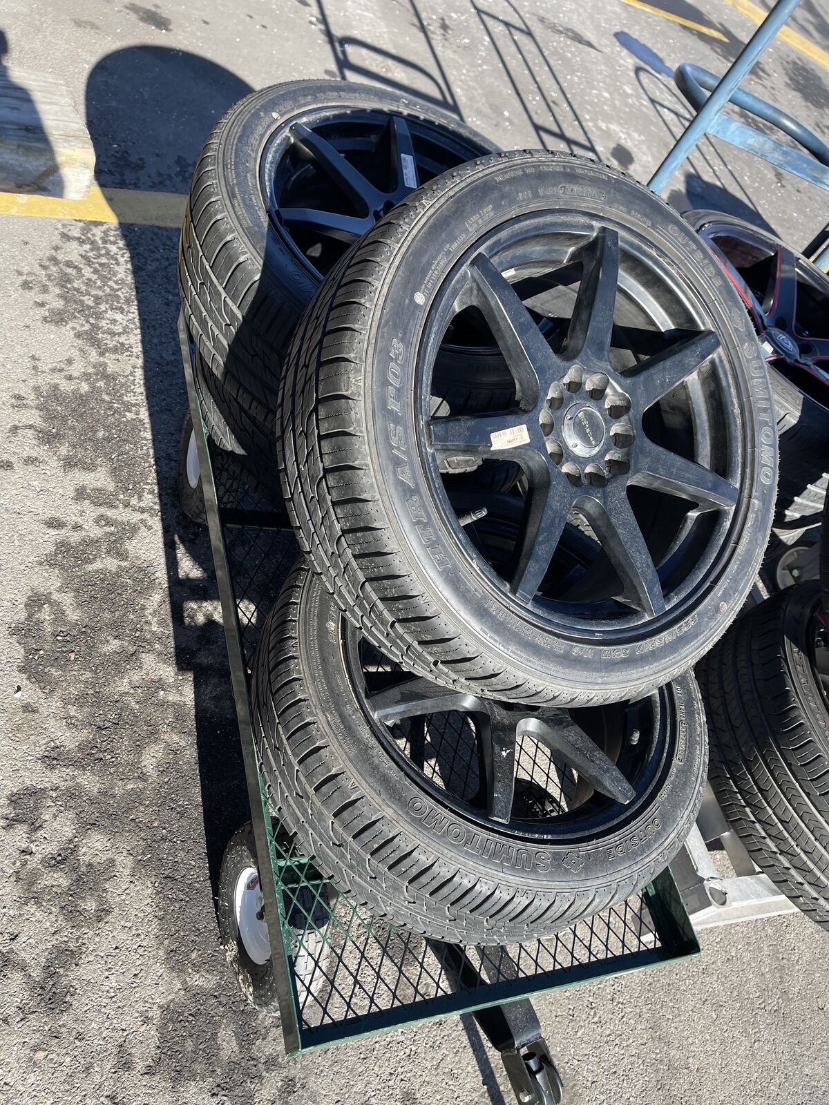 RaceLine wheels set W/tires