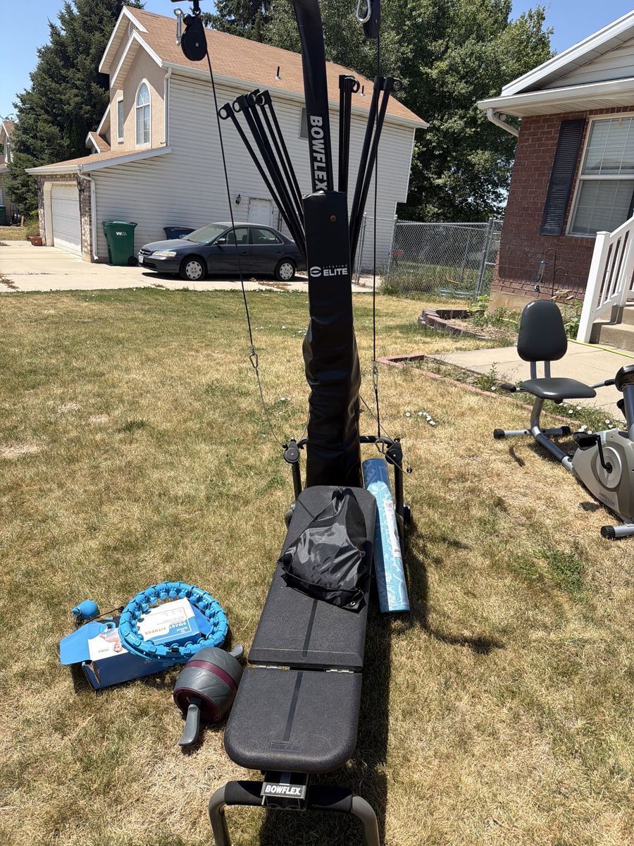 Bowflex Elite Home Gym System with Accessories - Total Body Workout Machine