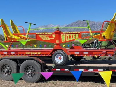 Wizzer Pump & Spin Trailer-Mounted Carnival Ride