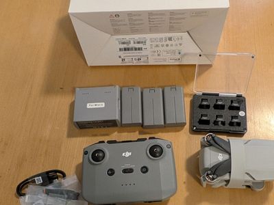 Dji mini 4k combo 90min of flight + filters + charging hub