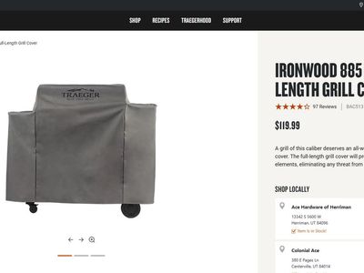 Traeger 885 Full Length Cover