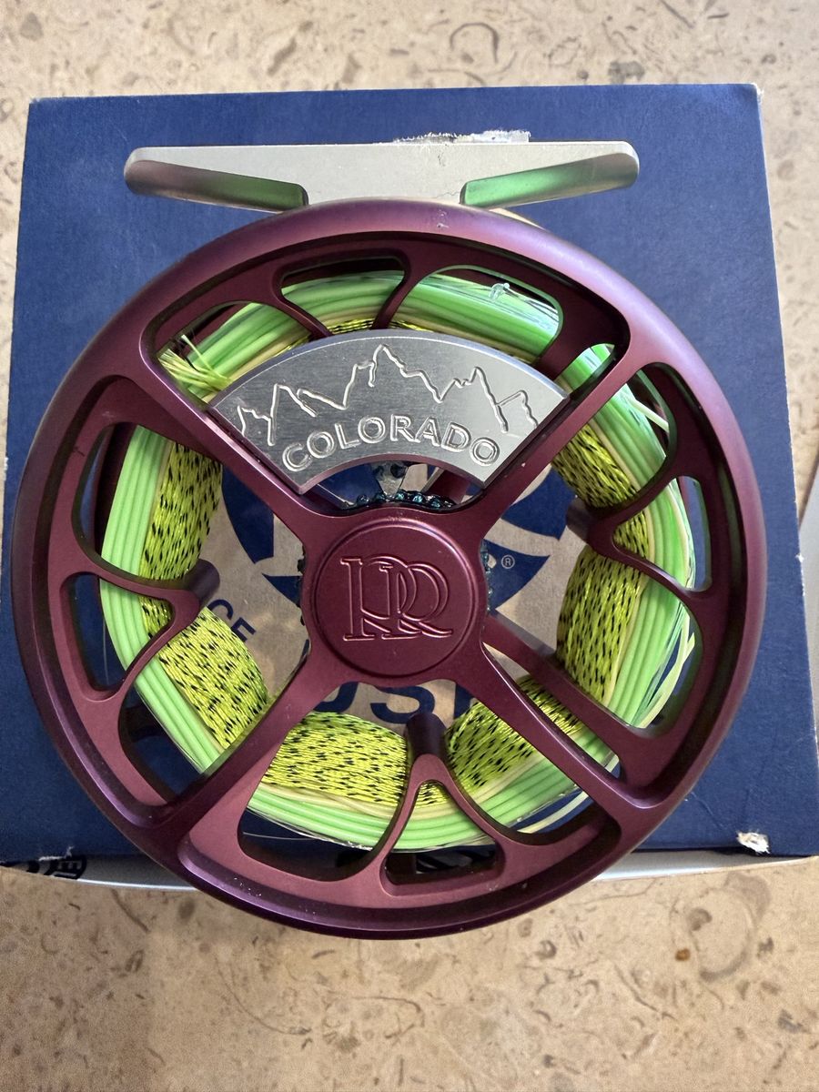 Ross Reels Colorado 4/5 Fly Fishing Reel - Matte Merlot - Made in USA