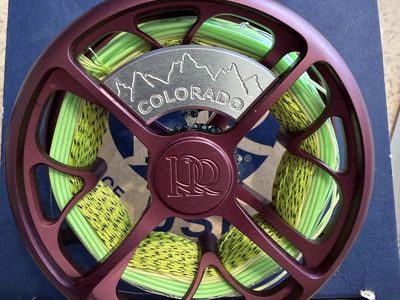 Ross Reels Colorado 4/5 Fly Fishing Reel - Matte Merlot - Made in USA