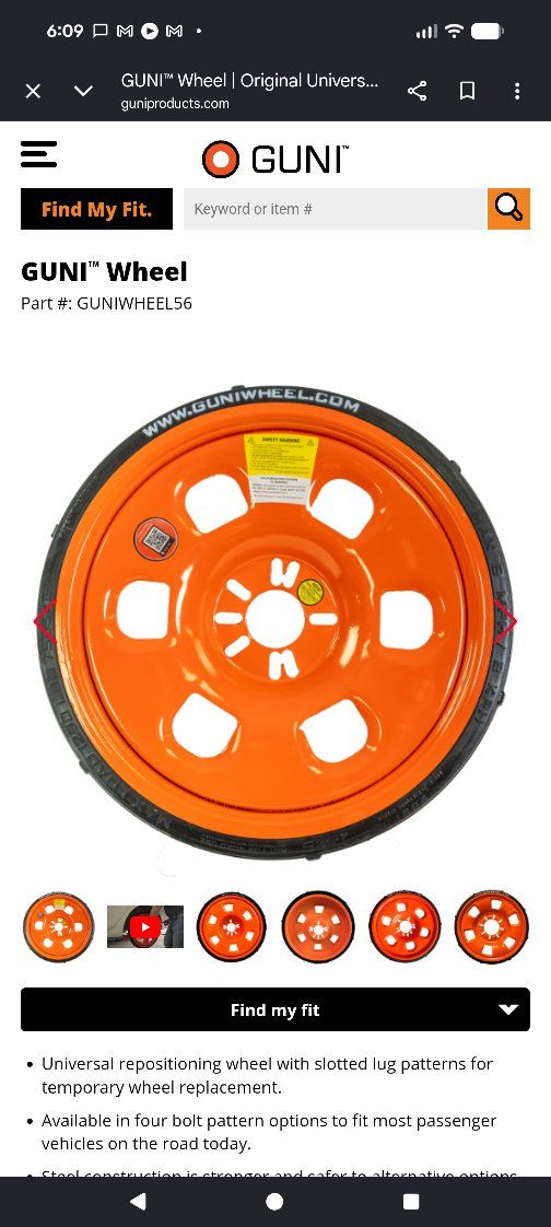 guniwheel 56 guniwheel 45 brand new Wheels/rims