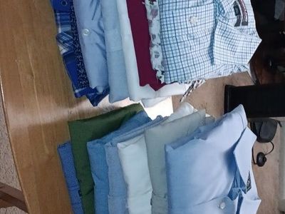 15 Brand New Men’s Dress Shirts –Many brands