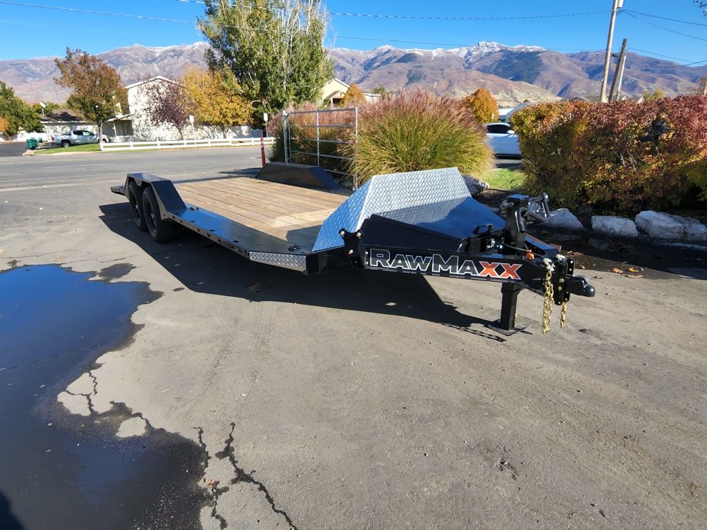 2026 RawMaxx 22' SLX 14K Car Hauler Flatbed Traile