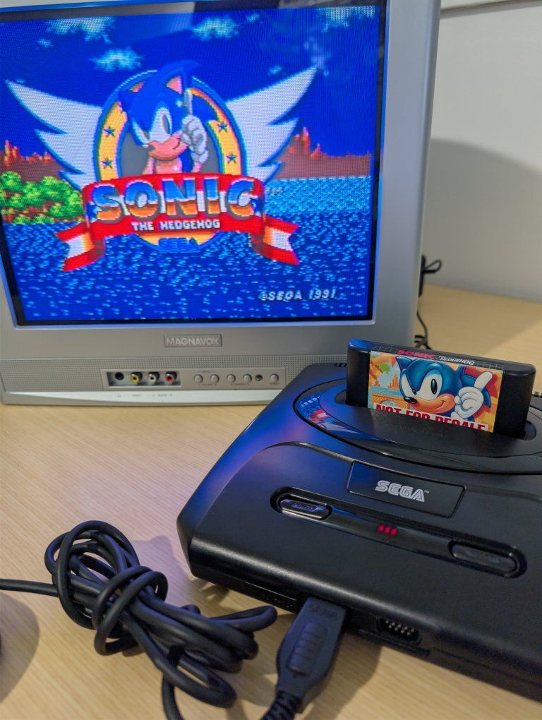 Sega Genesis Console with 6 Games