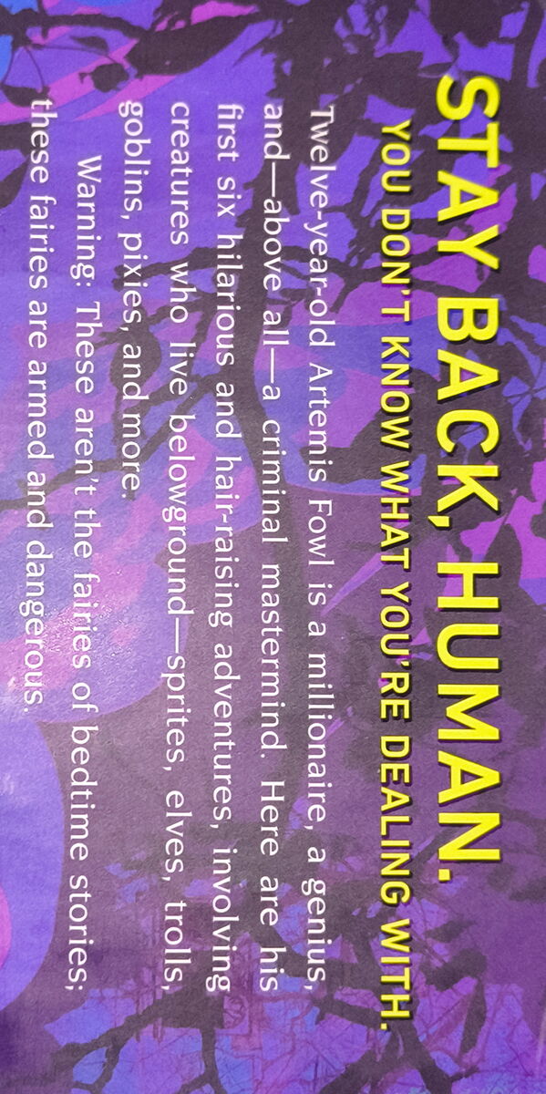 New Artemis Fowl Book Series