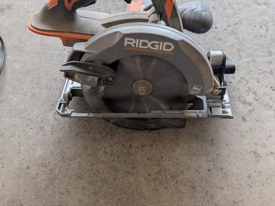 Ridgid 12 V drill impact, 18 volt circular saw