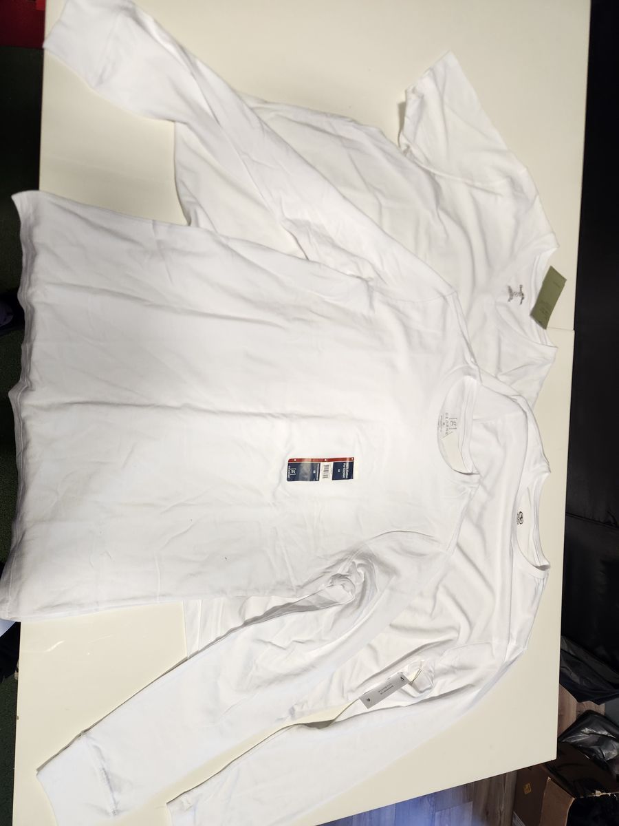 Men’s Medium White Shirt Bundle – 3 Shirts – New