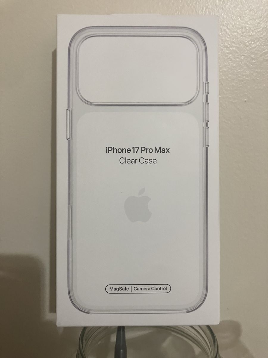 Apple iPhone 17 Pro Max Clear Case with Magsafe and camera control 