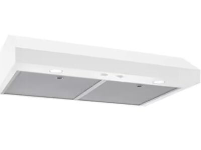 New 20in Broan White Under Cabinet Range Hood