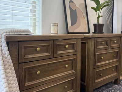 XXL pottery barn style nightstands