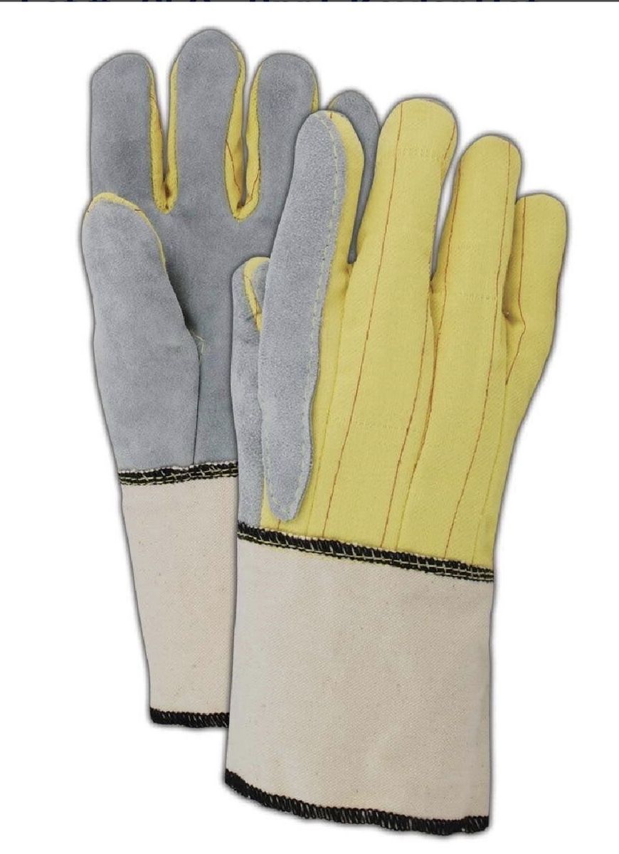 MAGID 20oz Hot Mill Gloves, 2pk Lrg