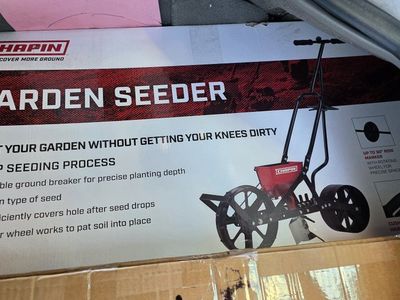 Chapin Garden Seeder Planter Push Seeder for Precise Planting Depth & Seed Spacing