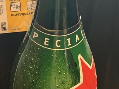 Vintage Heineken special edition magnum glass bottle