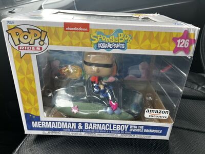 New Funko Pop mermaidman & BarnacleboyRides Deluxe