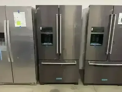 NEW KITCHENAID 27 C FT BLACK STAINLESS FRENCH DOOR