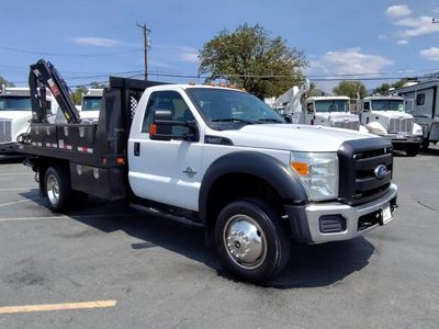 2015 FORD F550 SD XL Mechanic / Flatbed, Storage Comartments, Under Body Compartments, Knuckle-Boom Crane.