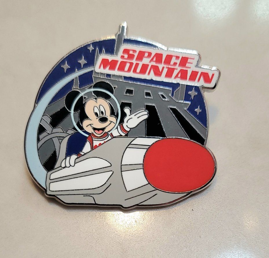 2024 Space Mountain Mickey Mouse Disney Trade Pin