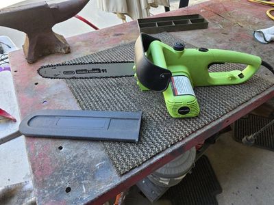 Portland 14-Inch Corded Electric Chainsaw with Oregon Double Guard Bar