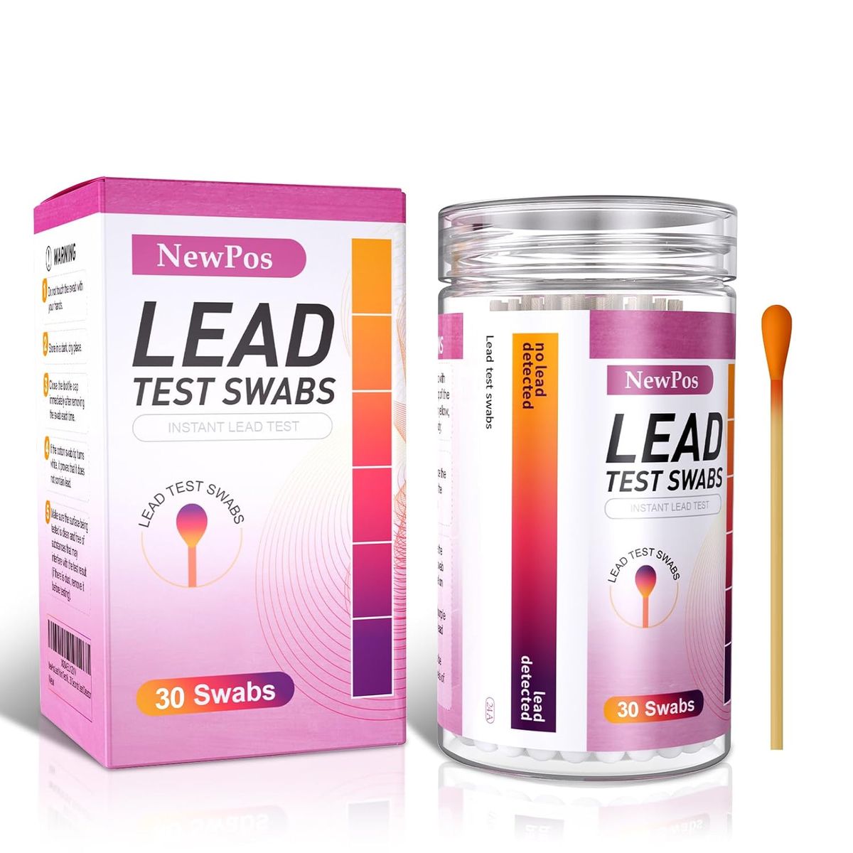NEW Lead Test Kit: 10 Swabs Upgraded Accurately Formulated Lead Paint Test Kit Detector Testing