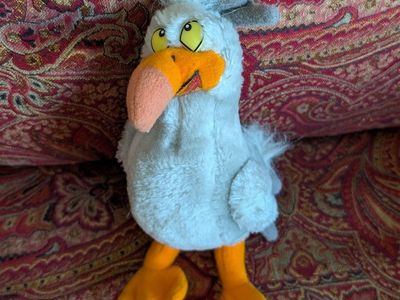 Vintage The Little Mermaid Scuttle Plush