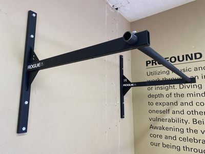 Rogue Wall-Mount Pull-Up Bar and Rings