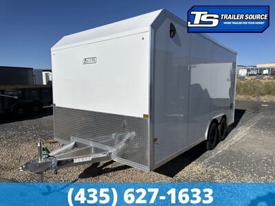 8.5x16 Alcom Aluminum EZ Hauler XLT Trailer - 7'0" Interior - 7K GVWR -