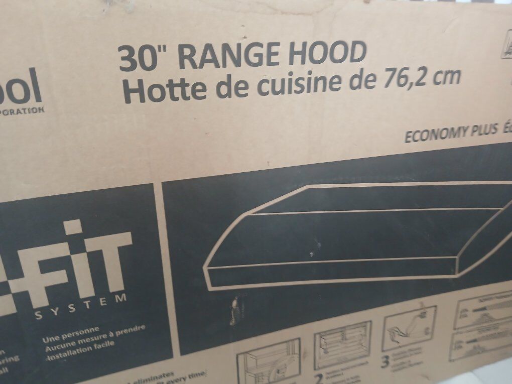 Whirlpool  30" Hood Fan