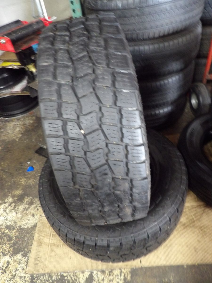 275/65R18 BIG O A/T BIG FOOT PAIR OF TWO USED TIRES