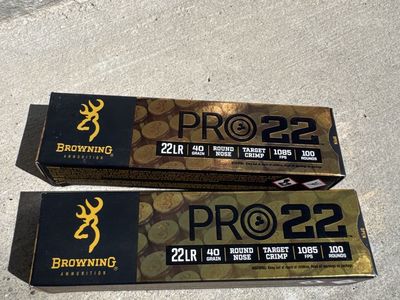Browning 22lr target ammo