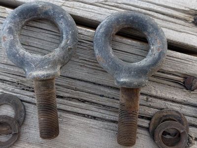 1942-1945 Dodge WC Pintle Hook Eyebolt Set