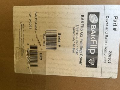 BAKFlip G2 Hard Folding Tonneau Cover 99-07 Ford