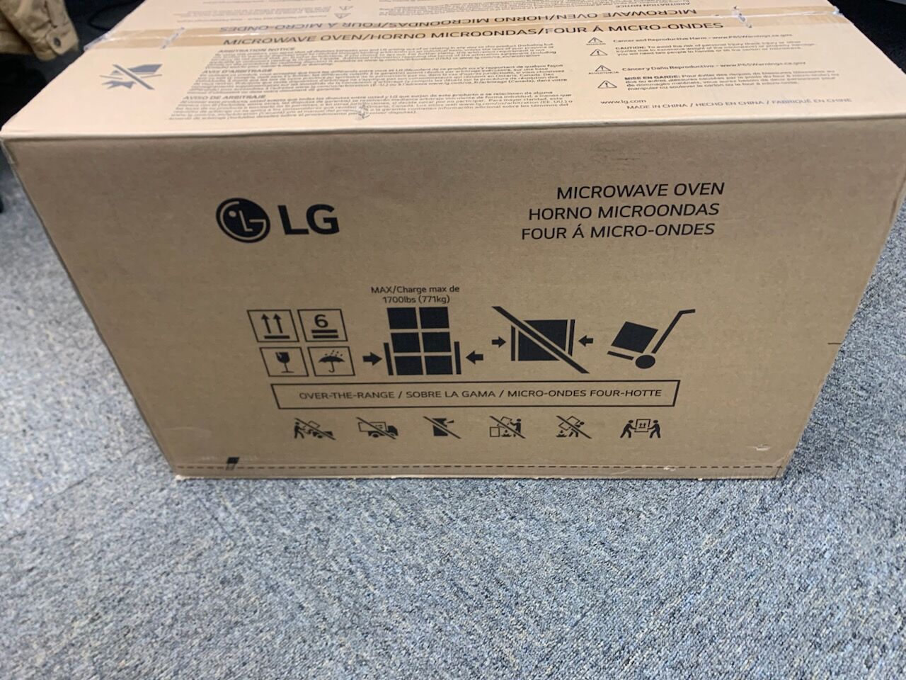 LG Smart 30 in. W 2 cu. ft. Over the Range Microwave with EasyClean