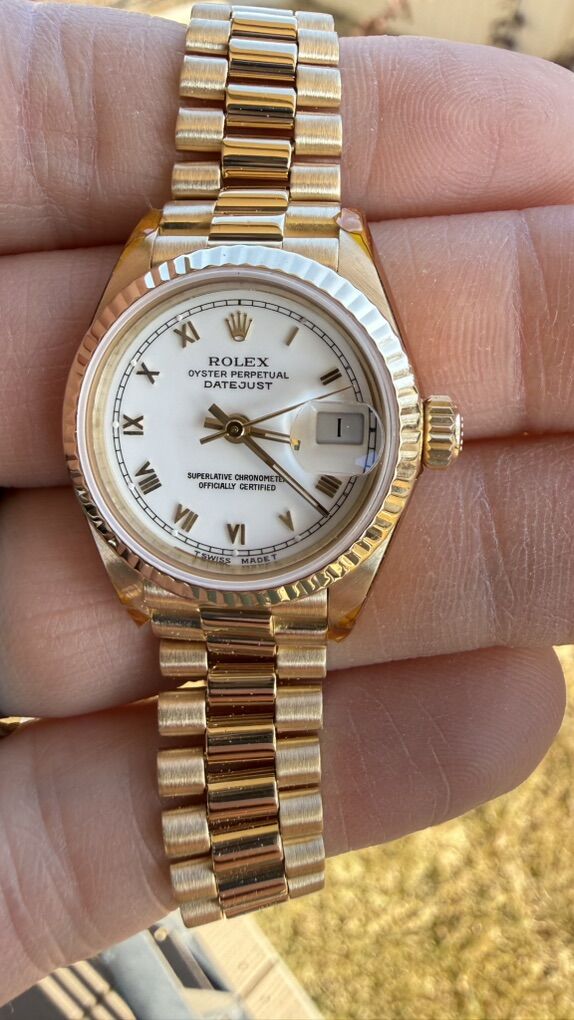 Rolex 69178 President 26mm Watch 18k Gold 1988