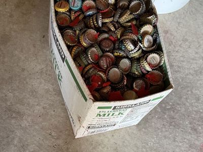 Assorted Used Beer Bottle Caps - Bulk Lot for Crafts, Collectors, & Upcycling