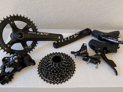SRAM Apex 1x11 Hydro Groupset (Shifters, Derailleur, Cranks, Calipers, Cassette)