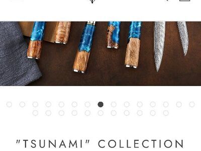 Quality kitchen knifes "Tsunami" Collection - Japa
