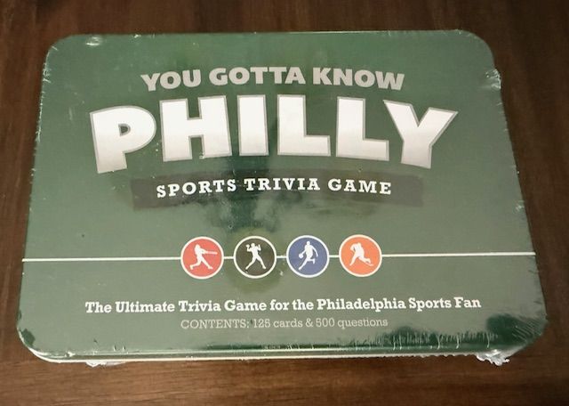 Philadelphia Philly Sports Trivia Game, NEW Phillies Eagles Flyers 76ers