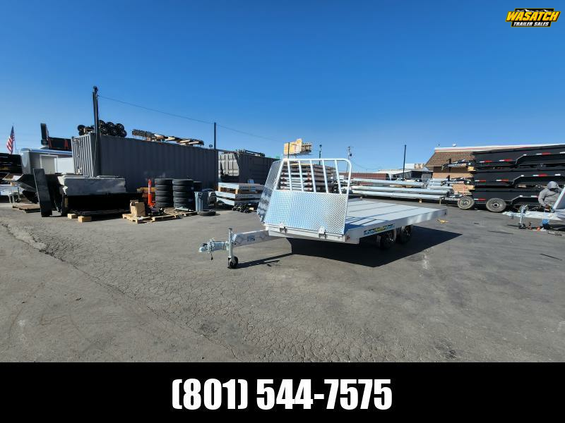 2026 Aluma 8614D (7x14) Aluminum Snowmobile Trailer