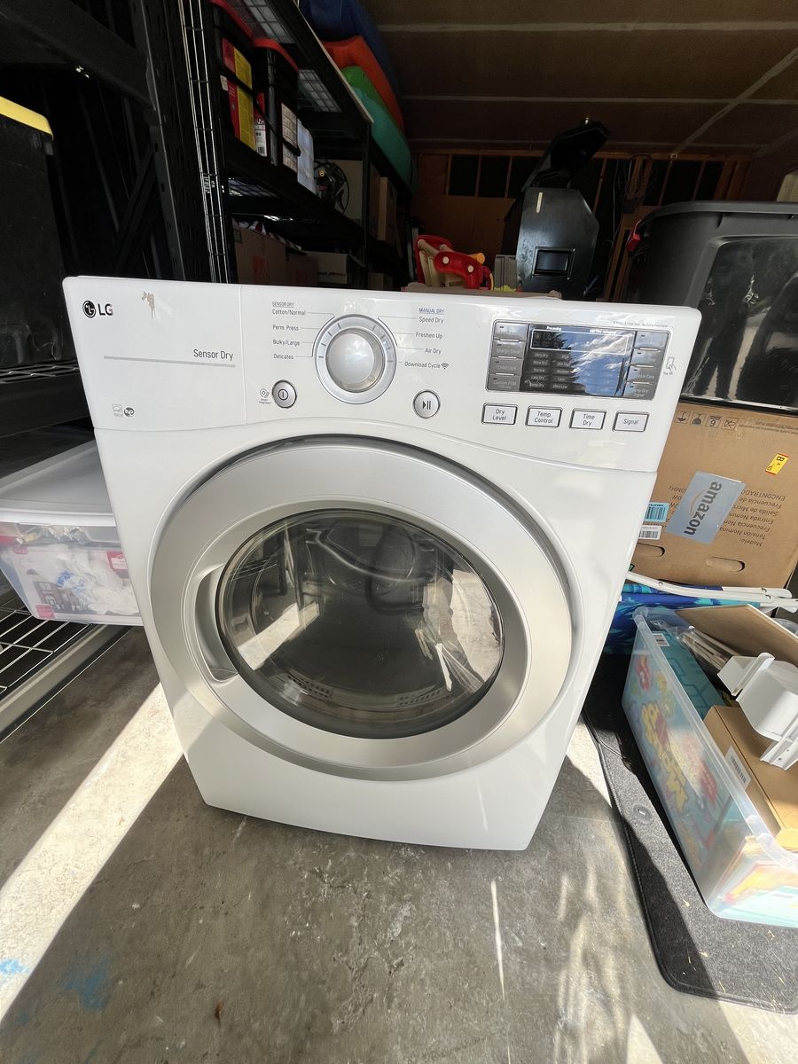 LG electric front load dryer