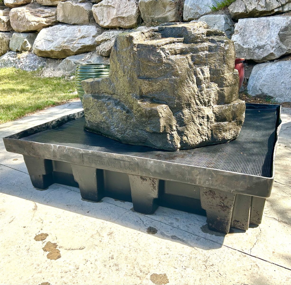 Liquid Art Pondless Fountain!!