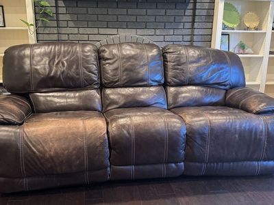 Leather sofa