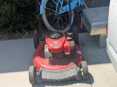 Troy built lawn mower